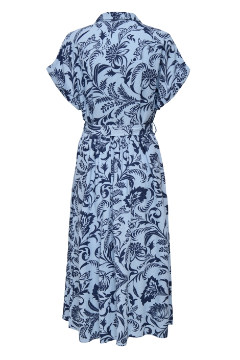 Only onljakiri linen ss midi shirt dress